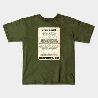 Been Everywhere Kids T-Shirt